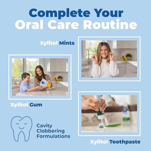 Epic 100% Xylitol Fresh Fruit Chewing Gum - Sugar Free, Aspartame Free Dental Gum - Supports Oral Health & Fresh Breath - 50 Pieces (Pack of 3) thumbnail 7