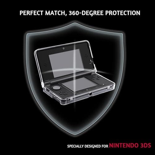 Gimtsui Clear Crystal Hard Shell Protective Case Cover Suitable for Nintendo 3DS thumbnail 3