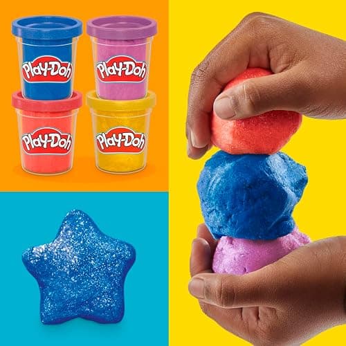 Play-Doh 4-Pack Shimmer Clay thumbnail 4
