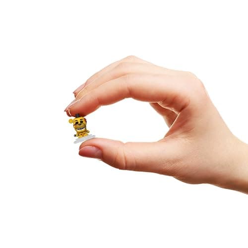 Funko Pop! Bitty 4pk: Five Nights at Freddy's - Withered Golden Freddy, Marionette, Lolbit, & Sun/Moon - 1 in 6 Chance for Eclipse - 0.9 Inch (2.2 Cm) Collectable - Stackable Display Shelf Included thumbnail 8
