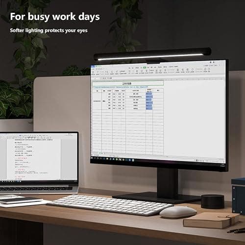Xiaomi Mi Computer-Monitor-LED-Lichtleiste, kabellose Steuerung, einfache Installation, zusätzliche Computer-Beleuchtung, ohne Platz auf dem Schreibtisch zu beanspruchen thumbnail 5