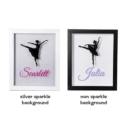 Getname Necklace Custom Shadow Box Dance Shadowbox - Competition Pin Shadow Box - Dancer Frame Dancer Decor - Personalized Dance Pin Display Case Recital Gift thumbnail 3