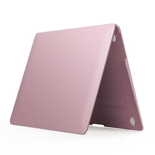 IBENZER Compatible with MacBook Air 11 Inch Case Model A1370 A1465, Soft Touch Plastic Hard Shell Case Bundle with Keyboard Cover & Screen Protector for Mac Air 11, Pink Gold, A11MPK+2A thumbnail 5
