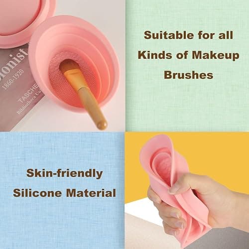 BULLA Makeup Organiser, 360 Rotating Makeup Organiser, Rotating Compartment 2 In 1 Cosmetic Storage, Makeup Organizer Storage Is Perfect for Dresser, Bathroom, Bedroom (Crystal Clear) thumbnail 8