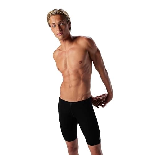 Speedo Men's Endurance+ Cosmic Wave Spliced Jammer Swimsuit - Image 1