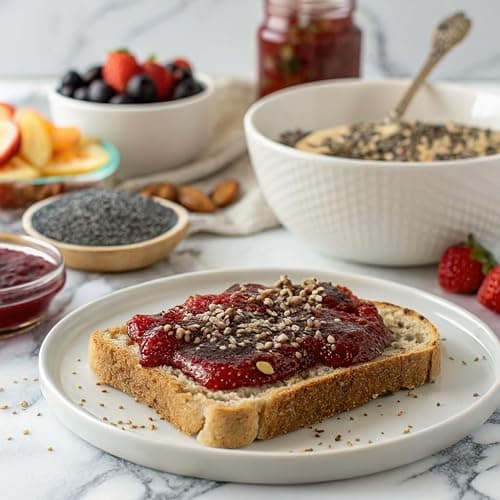 Smash Foods Jam | Classics Variety 4-Pack | Low-Calorie, No Sugar Added Keto Jam with Upcycled Fruit & Chia Seeds | Vegan, Paleo Superfood Spread thumbnail 3