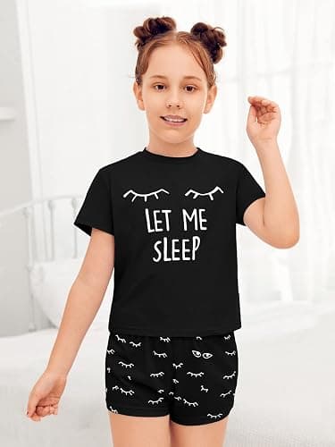 Kingdenergy Girls Summer Cute Print Shorts Set T-Shirt and Short Pant 2 Piece Outfits Clothing Sets thumbnail 5