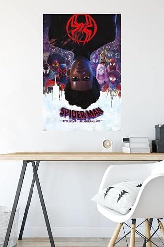 Marvel Spider-Man: Across the Spider-Verse - Official One Sheet Wall Poster, 34L" x 22.4W", Unframed Version thumbnail 4