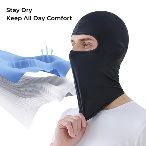 2THESTARS Balaclava Ski Mask Summer Cooling Face Cover Lightweight Shiesty Mask for Men Women UV Protector Unisex Motorcycle thumbnail 3