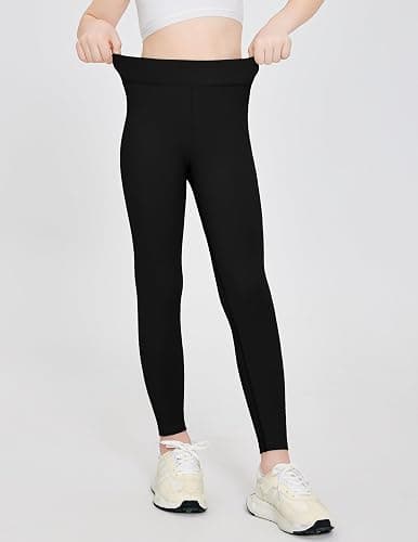 Zaclotre Girls Athletic Leggings Kids High Waisted Activewear Dance Workout Running Yoga Pants thumbnail 4
