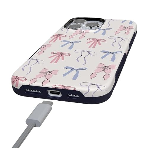 Casely iPhone 16 Pro Case | Coquette Girlie | Pastel Bows Case | Bold Protective Case Design | Compatible with MagSafe thumbnail 9