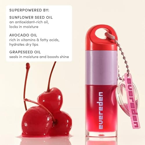 Evereden Kids Tinted Non Toxic Lip Gloss: Sakura - Non Toxic - Vegan Clean Makeup for Kids - Soothing & Hydrating Kid Lip Gloss with Cherry, Peach, & Cranberry Oils - Girls Makeup thumbnail 6