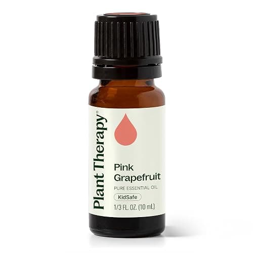 Plant Therapy Pink Grapefruit Essential Oil Pink 10 mL (1/3 oz), 100% Pure, Undiluted Citrus Paradisi for Aromatherapy, Skin, Hair & Home - Image 1