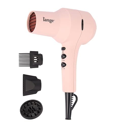L'ANGE HAIR PowerStyle Turbo Ionic Hair Dryer | 1875 Watt Professional Blow Dryer with Diffuser & Concentrator | Multiple Heat & Speed Settings for Fast Drying | Salon-Grade Styling Tools, Blush - Image 1