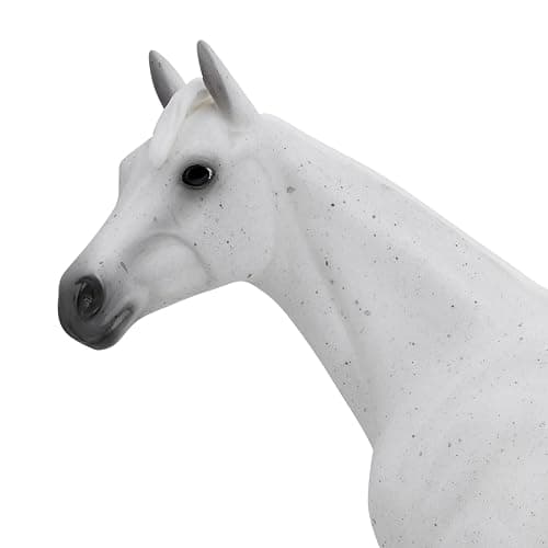 Breyer Horses Freedom Series Fleabitten Grey Thoroughbred | Horse Toy | 9.75" x 7" | 1:12 Scale | Model #1054 thumbnail 5
