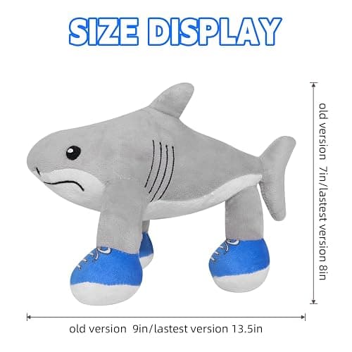 Italian Brainrot Inspired Plush Toy 13 Inches Tralalero Tralala Plush Soft Stuffed Meme Dolls for Collectors, Aesthetic Décor & Funny Gift Ideas(Upgraded from Previous 9 Inch Size) thumbnail 3