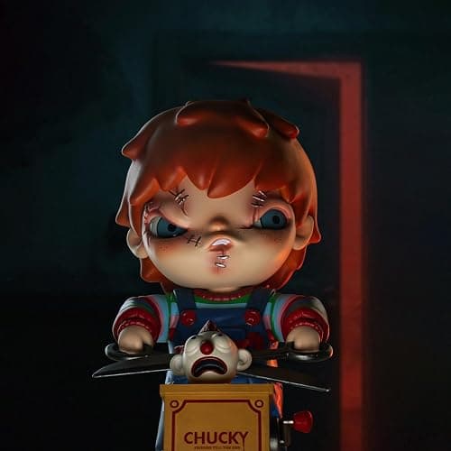 POP MART Hirono × Chucky Figurine, Collectible Toy, Desk Decor, Holiday & Birthday Gift for Kids & Adults thumbnail 5