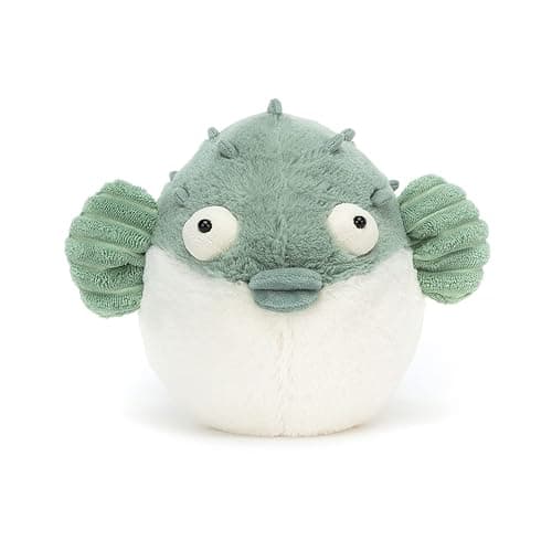 Jellycat Pacey Pufferfish Stuffed Animal, 7 inches - Ocean & Sea Plush Toy - Classic Children's Gift thumbnail 5