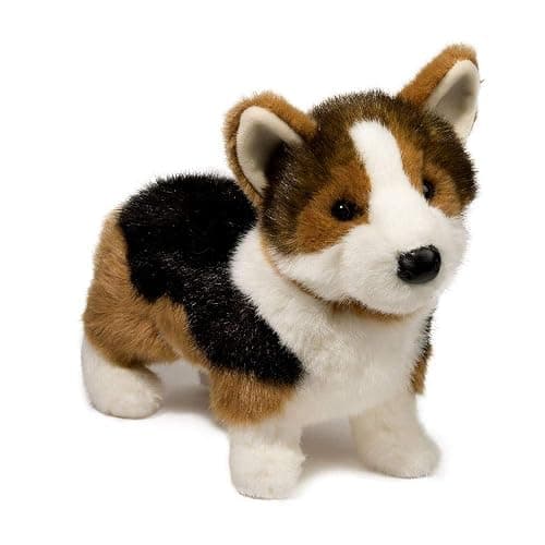 Douglas Kirby Tri-Colored Corgi Dog Plush Stuffed Animal - Image 1