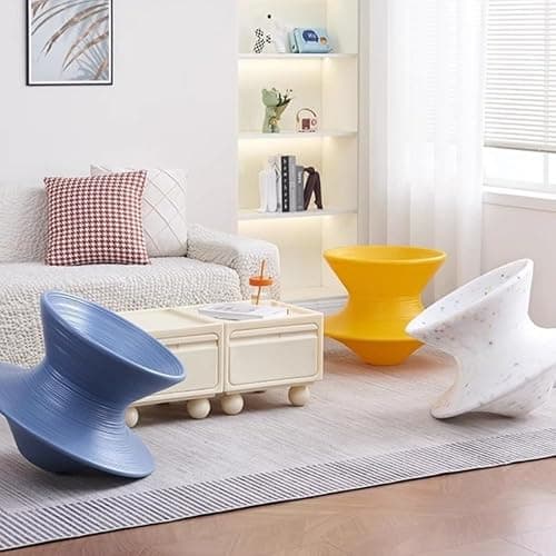 Vpswekans 360° Swivel Gyro Chair, One-Piece Molded Spinning Seat(Yellow) | Sensory Swivel Chair for Playrooms, Bedroom, Living Room, Camping Backyard, and Amusement thumbnail 6