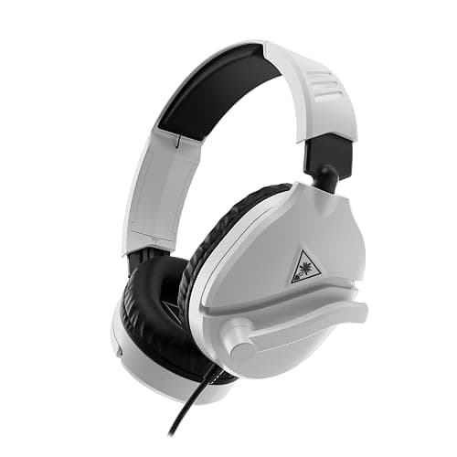 Turtle Beach Recon 70 Wired Multiplatform Gaming Headset for PS5, PC, Xbox | PlayStation, PS4, Xbox Series X|S, Xbox One, Mobile, Flip-to-Mute Mic, 40mm Speakers, Lightweight, Soft Earpads, White thumbnail 6