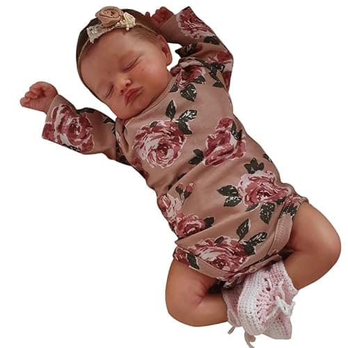 Lonian 20 inch 50cm Reborn Toddler Doll Baby Soft Vinyl Silicone Real Life Like Looking Newborn Dolls Magnetic Pacifier Birthday Gifts Toys thumbnail 2