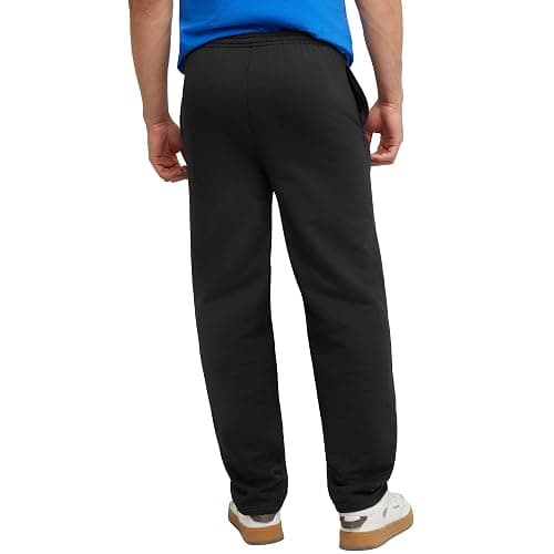 Hanes Men's EcoSmart Sweatpants, Athletic Lounge Pants with Pockets, Open Hem Bottom, Fleece Pants thumbnail 2