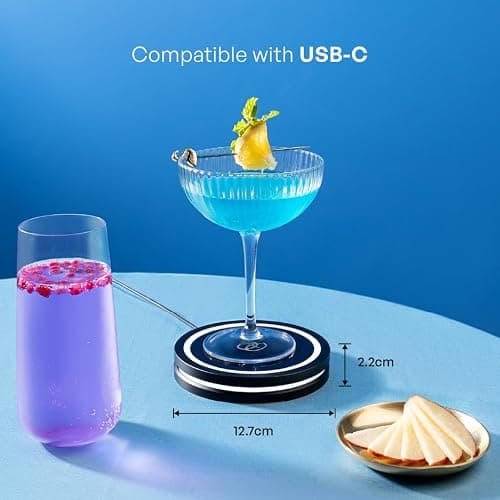 Barsys Smart Coaster 2.0 (Black) – Portable Cocktail Maker & Drink Mixer, App-Enabled Home Bartender Machine with 1000+ Recipes for Cocktails & Mocktails thumbnail 3