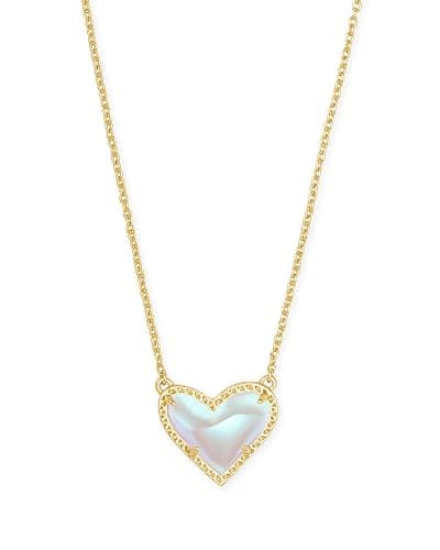 Kendra Scott Ari Heart Adjustable Length Pendant Necklace for Women, Fashion Jewelry - Image 1