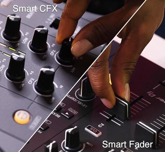 Pioneer DJ DDJ-FLX4 2-Channel DJ Controller - White Bundle with Laptop Stand, Headphones, and Austin Bazaar Polishing Cloth thumbnail 7