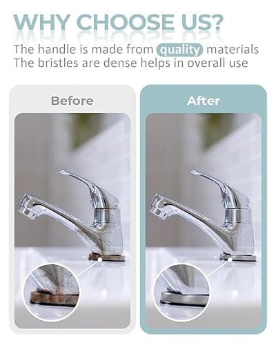 SXhyf Cleaning Brush - Hard Bristle Crevice Cleaning Brush, Multifunctional Gap Scrub Brush, Home Essentials, Bathroom Cleaner Tools for Household Use, Kitchen, Window, Faucets, Toilet, Grout, Car - Gray - 3 thumbnail 5