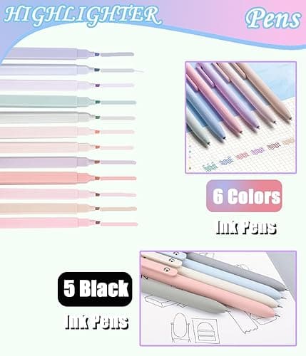 Bible Study Supplies Journaling Kit With Tabs, Highlighter, Notebook and Pen Case - Annotation Kit, Study Group Essentials Accessories Set for Women, Students, Beginner Christian Gifts thumbnail 5