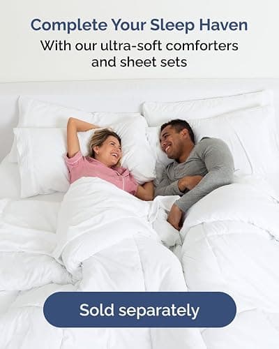 Wrap Around Dust Ruffle Bed Skirt, Full Size Beds - 24 Inch Drop, White | Easy Fit Elastic Strap, Adjustable Pleated Bedskirt w/Brushed Fabric, Wrinkle & Fade Free, for Women, Men, Kids & Teens thumbnail 9