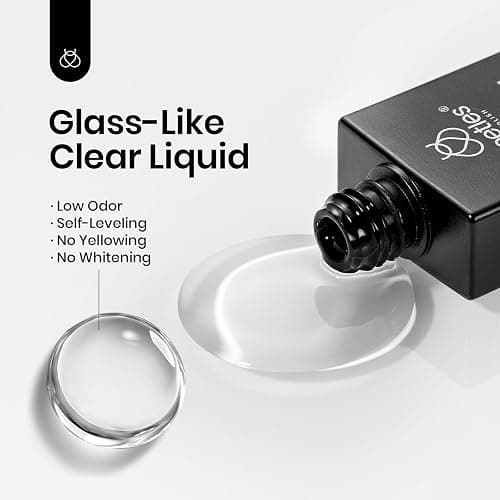 beetles Gel Polish Base Coat 15ml for Gel Nail Polish Soak Off LED Nail Lamp Upgraded Formula Long-Lasting DIY Home and Nail Salon thumbnail 5