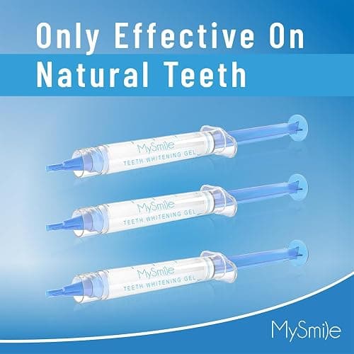 MySmile Teeth Whitening Kit with LED Light, 10 Min Non-Sensitive Fast Teeth Whitener with 3 Carbamide Peroxide Whitening Gel, Helps to Remove Stains from Coffee, Smoking, Wines, Soda, Food thumbnail 6