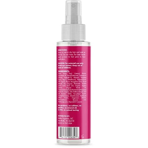 Mielle Organics Mongongo Oil Thermal & Heat Protectant Spray, Protects Hair from Heat Damage, Intense Heat Defense, Curl Pattern Protection, Safe for All Hair Types, 4 Ounce thumbnail 2