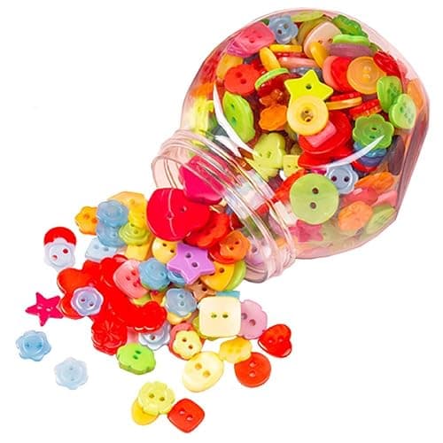 jar of buttons - Image 1