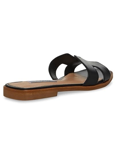 Steve Madden Women's Hadyn Sandal - 7.5 - Black Leather thumbnail 4