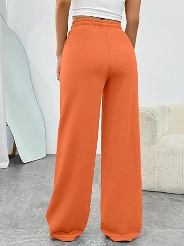 Trendy Queen Womens Wide Leg Sweatpants Baggy Loose Fall Barrel Casual Lounge Athletic Pants Comfy Teen Girl Cute Joggers thumbnail 4