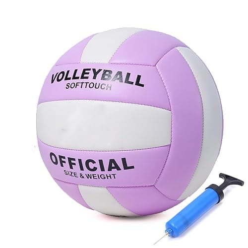 ABAJI Volleyball Official Ball Thicker PU Waterproof Anti-Explosion 15+ Years Kids Girls Boys Indoor Training Game Outdoor Sand Beach Pool Play Pump Needle - Image 1