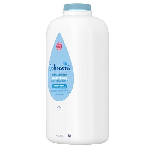 Johnson's Baby Powder, Naturally Derived Cornstarch with Aloe & Vitamin E for Delicate Skin, Hypoallergenic and Free of Parabens, Phthalates, and Dyes for Gentle Baby Skin Care 623g thumbnail 4