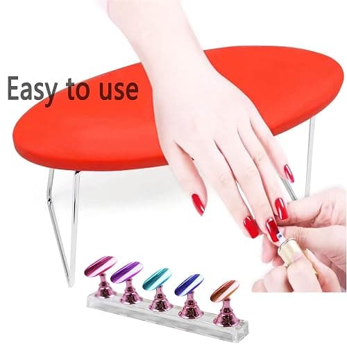 Acrylic Nail Display Stand, Nail Holder Magnetic Nail Tip Practice Stand Nail Tip Holders Base Professional Nail Tools for DIY Nail Salon and Practice Manicure thumbnail 5