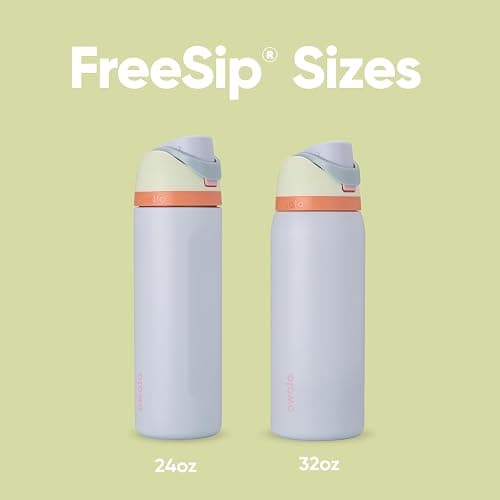 Owala FreeSip Insulated Stainless Steel Water Bottle with Straw for Sports and Travel, Leak Proof, BPA-Free, 710ml, Beach House thumbnail 5