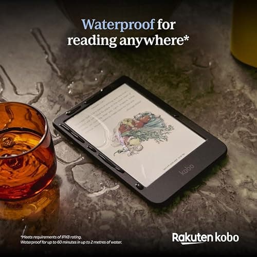 Kobo Clara Colour | Colour eReader | 6” Glare-Free Colour E Ink Kaleido™ 3 Display | Dark Mode Option | Waterproof | Audiobooks | 16GB of Storage | White thumbnail 7