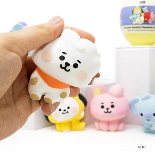 Hamee LINE Friends BT21 (Baby) [Surprise Capsule Series] Cute Water Filled Squishy Toy [Birthday Gift Bags, Party Favors, Gift Basket Filler, Stress Relief Toys] - 1 Pc. (Mystery - Blind Capsule) thumbnail 2