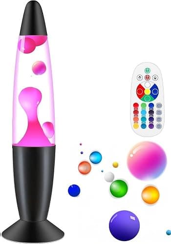 Mindiverse Color Changing LED Smart Magma Liquid Motion Lamp Light with Remote Home Decor Table Lamp for Living Room Bedroom, Office, Birthday Holiday Gifts for Kids Adults Women Men - Image 1