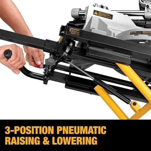 DEWALT Miter Saw Stand With Wheels (DWX726), Yellow thumbnail 4