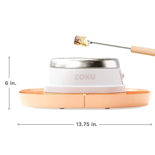 ZOKU S'mores Maker Set - Tabletop S’mores Burner with 6 Reusable Sticks and Recipe Book, Perfect for Delicious, Gooey Treats Indoors thumbnail 3