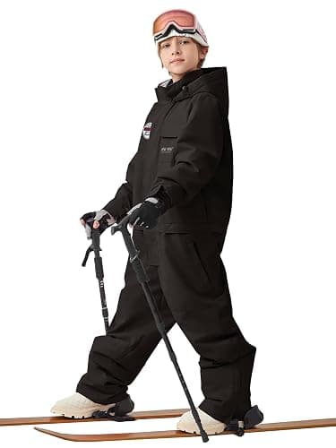 WOWULOVELY One Piece Snow Suit for Kids Toddler Girls and Boys Snowsuit Waterproof Insulated Jumpsuit Coveralls Snowboard thumbnail 3