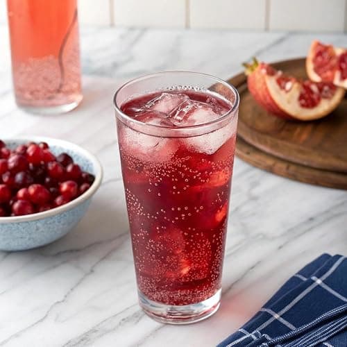 IZZE Sparkling Water Juice Beverage Blend, Pomegranate, No Sugar Added, 8.4 FL OZ, 24 Cans thumbnail 5